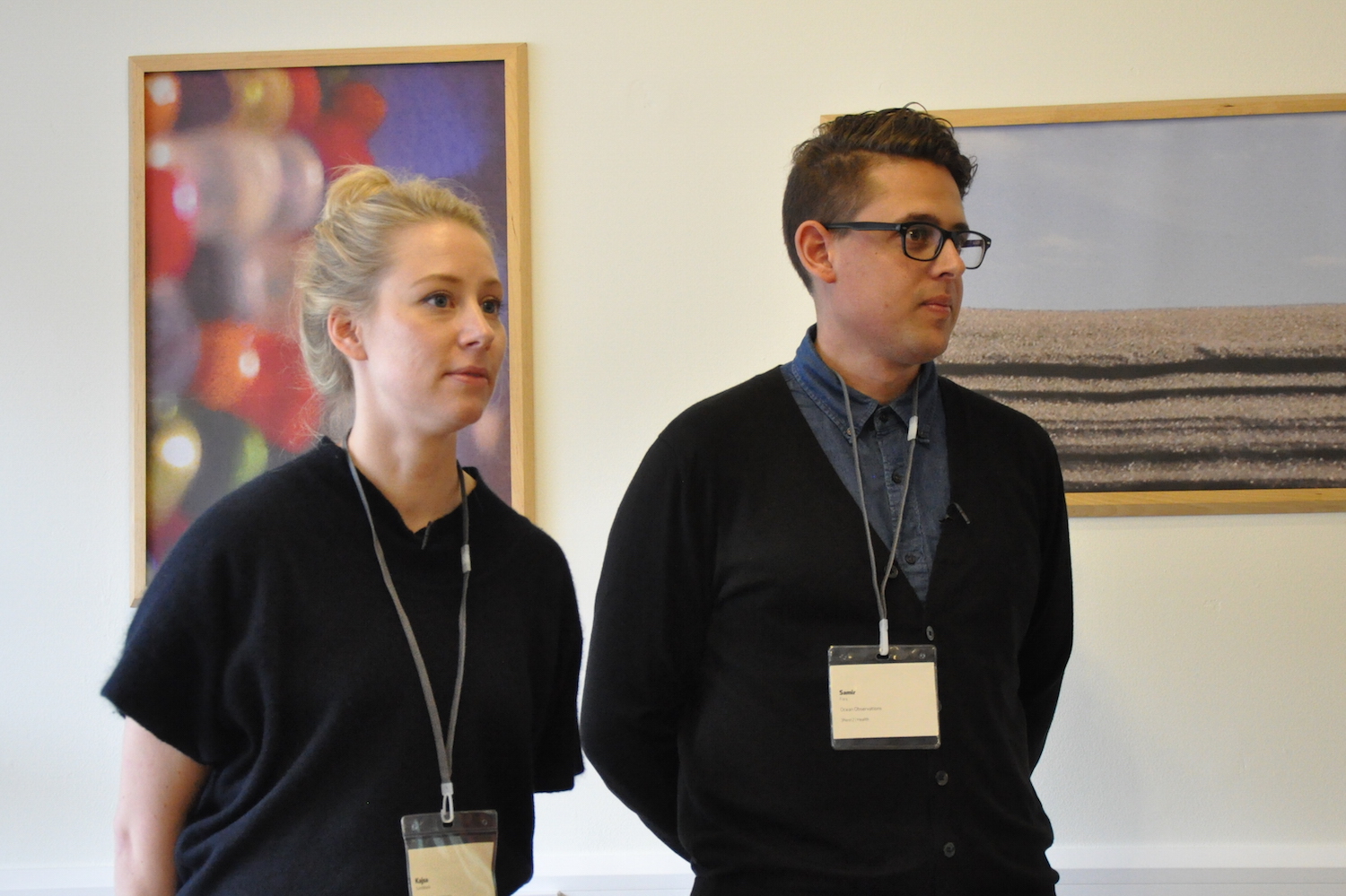 Kajsa Sundeson and Samir Fors of Ocean Observations