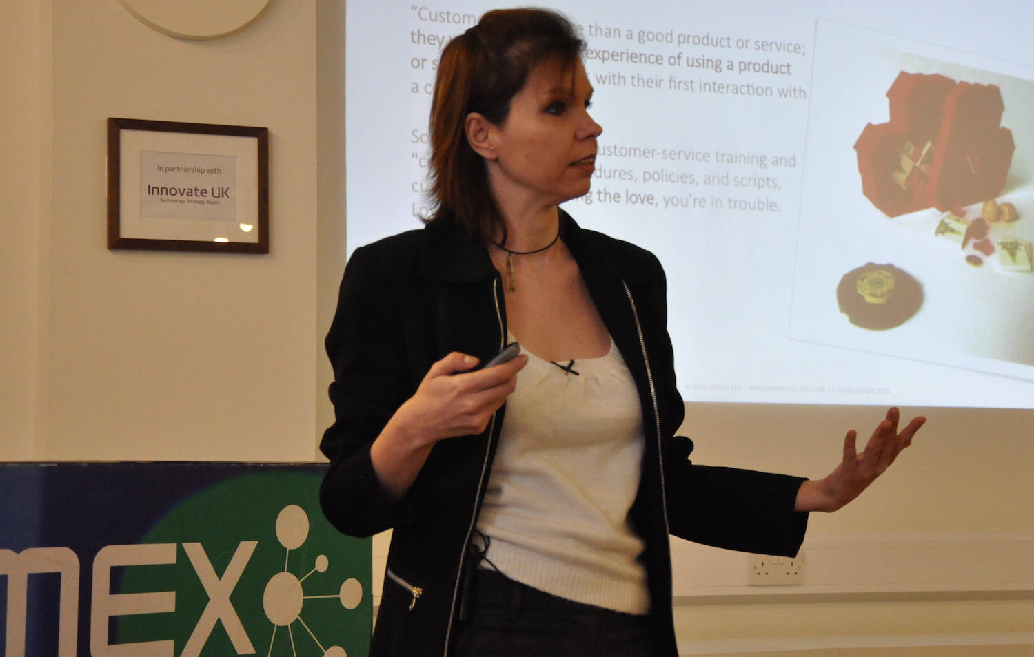 Patrizia Bertini demonstrating Lego Serious Play at MEX15