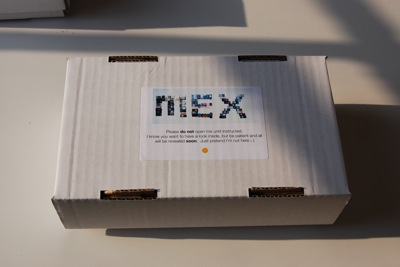 A MEX modeling box waiting to be opened